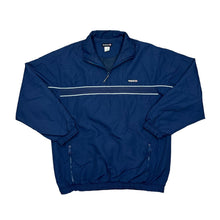 Load image into Gallery viewer, Early 00&#39;s REEBOK CLASSIC Mini Rubber Logo 1/4 Zip Pullover Windbreaker Track Jacket
