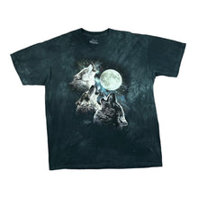 Load image into Gallery viewer, THE MOUNTAIN (2007) Wolf Animal Nature Wildlife Graphic Tie Dye T-Shirt
