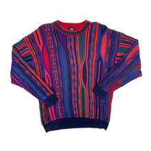 Load image into Gallery viewer, Vintage 90's Heritage Toronto Crazy Abstract 3D Knit Patterned Cotton Jumper
