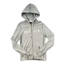 Load image into Gallery viewer, TOMMY HILFIGER Embroidered Big Spellout Zip Hoodie

