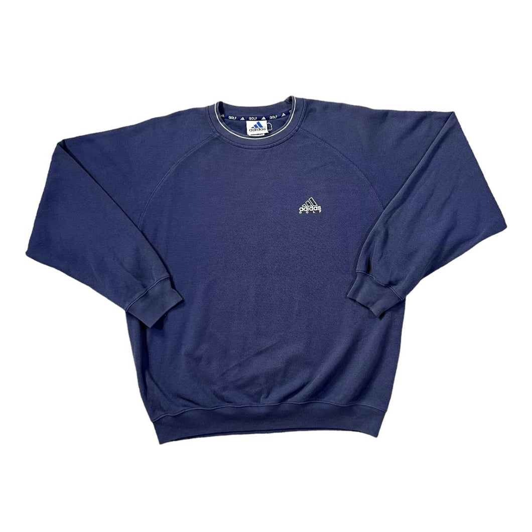 Vintage 90's ADIDAS GOLF Embroidered Mini Logo Crewneck Sweatshirt