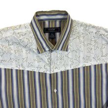 Load image into Gallery viewer, Focus Multi Striped Patterned Western Style Long Sleeve Shirt
