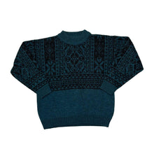 Load image into Gallery viewer, Vintage GENERAL GRANT COTTON COMPANY Grandad Patterned Acrylic Wool Knit Sweater Jumper
