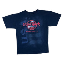 Load image into Gallery viewer, HARD ROCK CAFE &quot;Niagara Falls, USA&quot; Souvenir Logo Graphic Navy Blue T-Shirt
