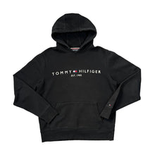 Load image into Gallery viewer, TOMMY HILFIGER Classic Embroidered Big Logo Spellout Pullover Hoodie

