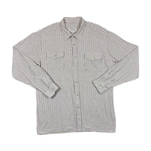Load image into Gallery viewer, Vintage MAGELLAN White Country Plaid Check Long Sleeve Cotton Shirt
