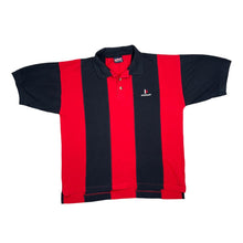 Load image into Gallery viewer, Early 00&#39;s DONNAY Classic Colour Block Striped Embroidered Mini Logo Short Sleeve Polo Shirt
