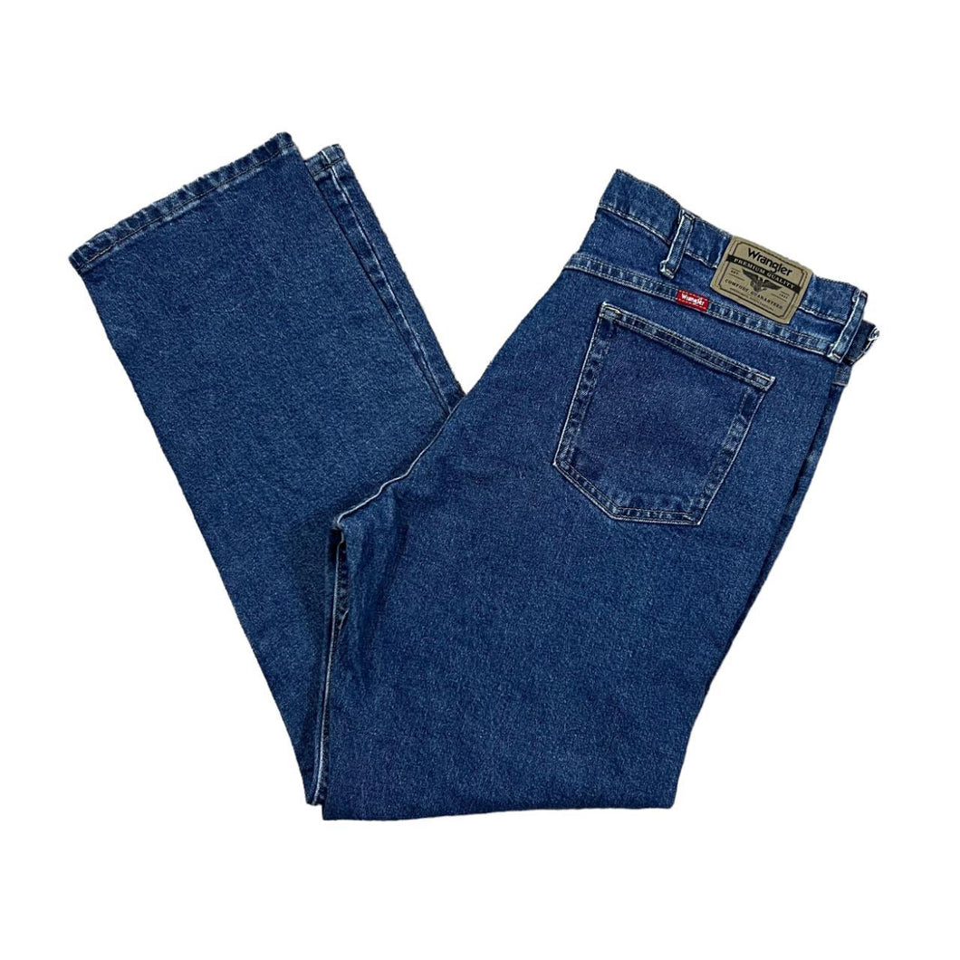 Early 00's WRANGLER Classic Straight Leg Regular Fit Blue Denim Jeans