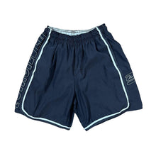 Load image into Gallery viewer, Early 00&#39;s QUIKSILVER Embroidered Big Spellout Skater Surfer Swimming Trunks Board Shorts
