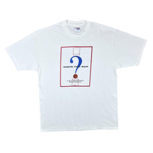 Load image into Gallery viewer, Vintage Hanes WHO&#39;S THE MAN? &quot;1 on 1 Basketball Tournament&quot; Souvenir Graphic White T-Shirt
