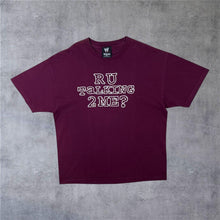 Load image into Gallery viewer, Vintage WWE (2005) Batista “R U Talking 2 Me?” Wrestling Graphic Burgundy T-Shirt
