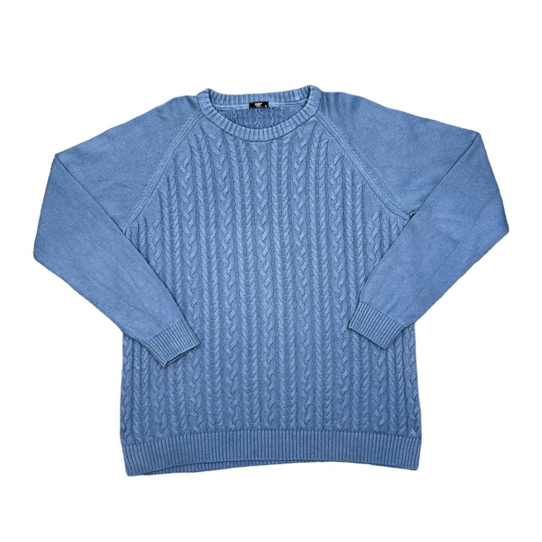 COTTON TRADERS Classic Essential Cable Knit Cotton Knit Sweater Jumper