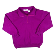 Load image into Gallery viewer, Vintage WOODWYNN Classic Purple 1/4 Zip Fleece Sweatshirt
