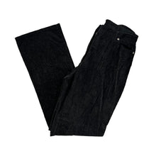 Load image into Gallery viewer, ITEM &amp; CO. Classic Straight Leg Black Corduroy Cord Trousers
