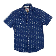 Load image into Gallery viewer, LEVI&#39;S &quot;Modern Fit&quot; Paisley Patterned Pearl Snap Popper Button Cotton Shirt
