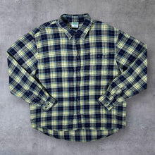 Load image into Gallery viewer, Vintage Hanbury Lumberjack Plaid Check Long Sleeve Cotton Flannel Shirt
