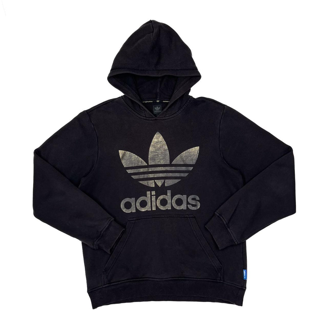 ADIDAS Classic Trefoil Big Logo Spellout Graphic Pullover Hoodie