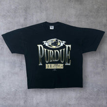 Load image into Gallery viewer, Vintage Jerzees NCAA Purdue Boilermakers College Sports Graphic Black T-Shirt
