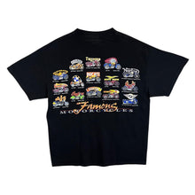 Load image into Gallery viewer, Vintage Tennessee River "Famous Motorcycles" Biker Novelty Graphic Black T-Shirt
