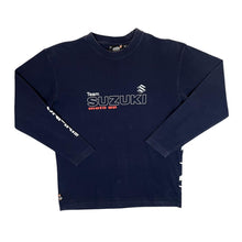 Load image into Gallery viewer, Early 00&#39;s Onfire &quot;Team Suzuki MOTO GP&quot; Superbike Graphic Long Sleeve T-Shirt
