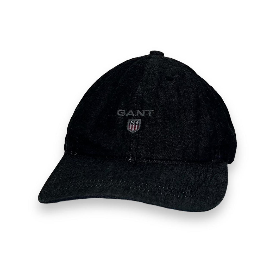 GANT Classic Essential Denim Effect Embroidered Mini Logo Baseball Cap