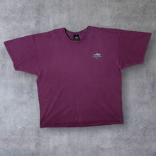 Load image into Gallery viewer, Vintage Prairie Mountain &quot;Yellowstone National Park&quot; Souvenir Burgundy Cotton T-Shirt
