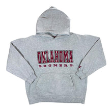 Load image into Gallery viewer, Vintage Colosseum OKLAHOMA SOONERS Embroidered College Grey Pullover Hoodie
