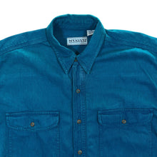 Load image into Gallery viewer, Vintage 90's Nuovo Jeanswear Classic Blue Heavy Cotton Short Sleeve Shirt
