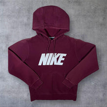 Load image into Gallery viewer, Nike Classic Big Spellout Graphic Burgundy Pullover Hoodie
