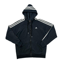 Load image into Gallery viewer, ADIDAS Classic Three Stripe Embroidered Mini Logo Zip Hoodie
