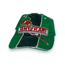 Load image into Gallery viewer, Vintage TONY KART Embroidered Logo Spellout Motorsports Racing Baseball Cap
