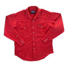 Load image into Gallery viewer, Vintage 90&#39;s Wrangler Extra Long Tails Cowboy Western Pearl Snap Popper Long Sleeve Shirt
