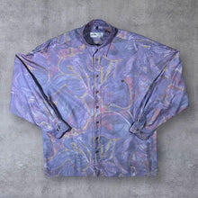 Load image into Gallery viewer, Vintage Angelo Litrico Crazy Abstract Patterned Long Sleeve Viscose Polyester Blend Shirt
