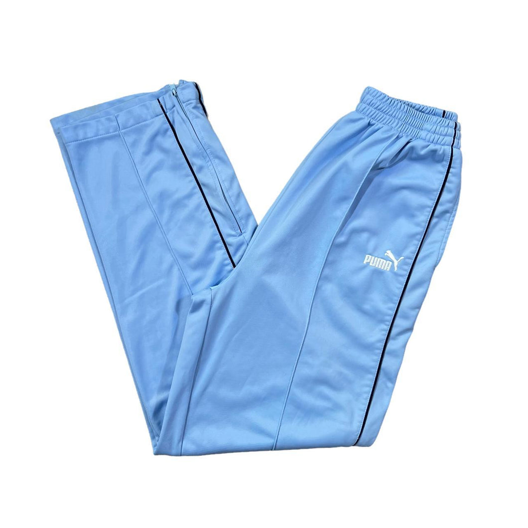 Vintage PUMA Classic Mini Logo Baby Blue Tracksuit Pants Bottoms