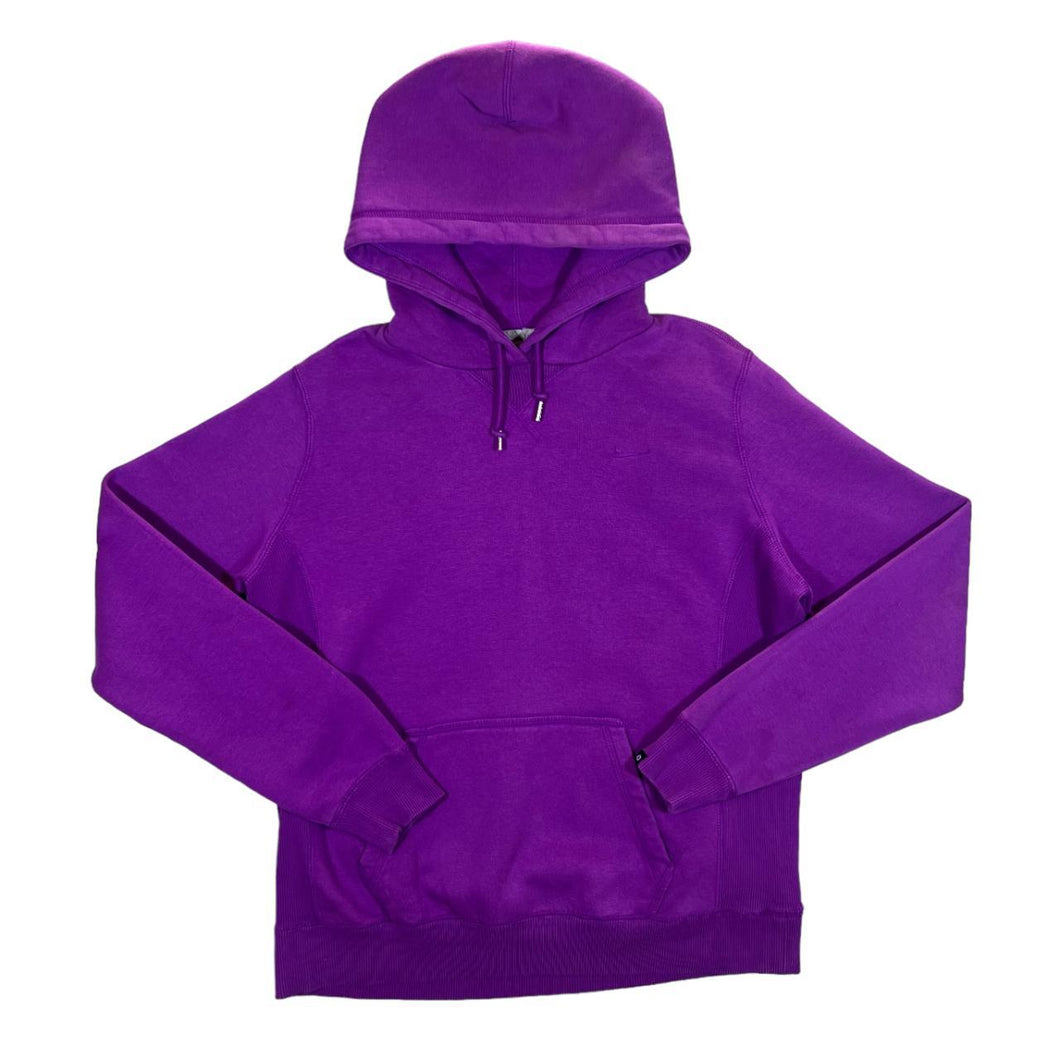 NIKE Athletic Dept. Classic Embroidered Mini Logo Purple Pullover Hoodie