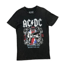 Load image into Gallery viewer, AC/DC &quot;We Salute You British Tour 1982&quot; Logo Spellout Graphic Hard Rock Band T-Shirt
