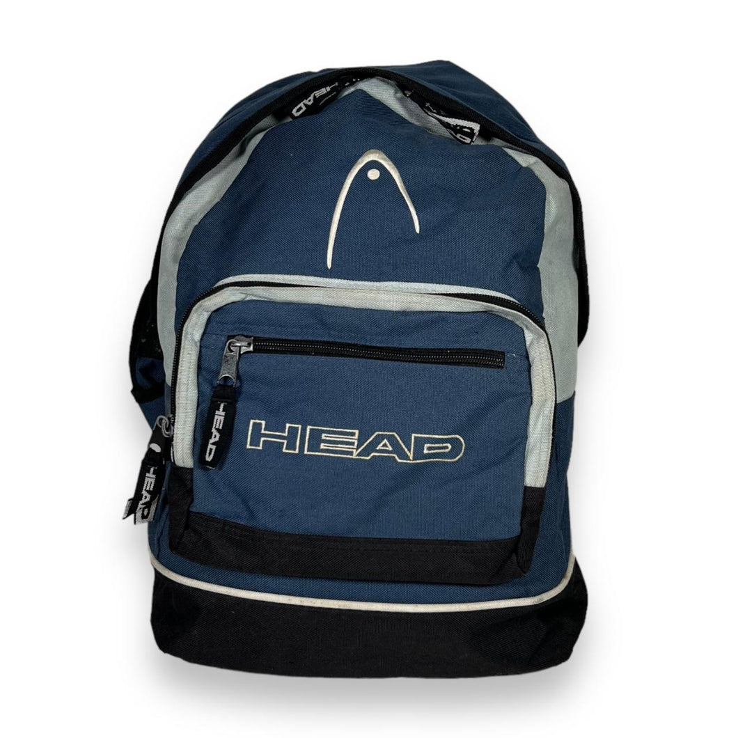 Early 00's HEAD Embroidered Logo Spellout Single Strap Rucksack Backpack Bag