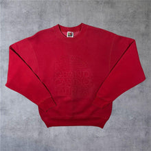 Load image into Gallery viewer, Vintage 90’s Grand Casino Tunica Embossed Souvenir Graphic Red Crewneck Sweatshirt
