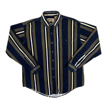 Load image into Gallery viewer, Vintage NORTHWEST TERRITORY Multi Striped Corduroy Cord Long Sleeve Button-Up Shirt
