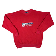 Load image into Gallery viewer, Early 00&#39;s US ATHLETIC SPORT Embroidered Logo Spellout Crewneck Sweatshirt
