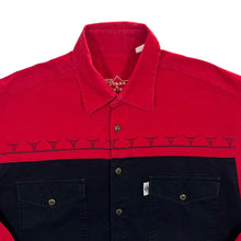 Load image into Gallery viewer, Vintage Stars &amp; Striped &quot;Honeymoon Line Dancer&quot; Embroidered Cowboy Western Shirt
