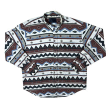 Load image into Gallery viewer, Vintage Aztec Crazy Abstract Patterned Long Sleeve Cotton Shirt
