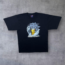 Load image into Gallery viewer, Early 00’s Remember Australia Beer Novelty Souvenir Spellout Graphic Black T-Shirt
