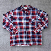 Load image into Gallery viewer, Vintage Triola Multi Plaid Check Long Sleeve Cotton Flannel Shirt
