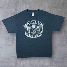 Load image into Gallery viewer, Lynyrd Skynyrd Classic Logo Graphic Southern Blues Rock Music Band Grey T-Shirt
