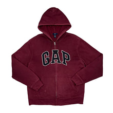 Load image into Gallery viewer, GAP Classic Embroidered Big Logo Spellout Zip Hoodie
