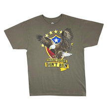 Load image into Gallery viewer, THESE COLORS DON&#39;T RUN Patriotic USA Bald Eagle Souvenir Graphic T-Shirt
