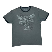 Load image into Gallery viewer, HARD ROCK CAFE &quot;Munich&quot; Souvenir Logo Spellout Graphic Ringer T-Shirt
