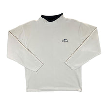 Load image into Gallery viewer, Vintage GOLA Classic Embroidered Logo Cream Mock High Neck Fleece Sweatshirt
