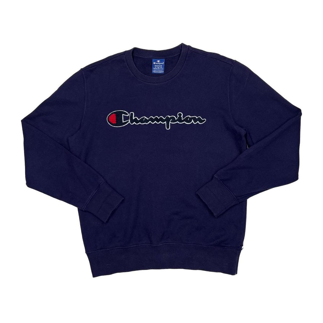 CHAMPION Classic Chenille Big Logo Spellout Crewneck Sweatshirt